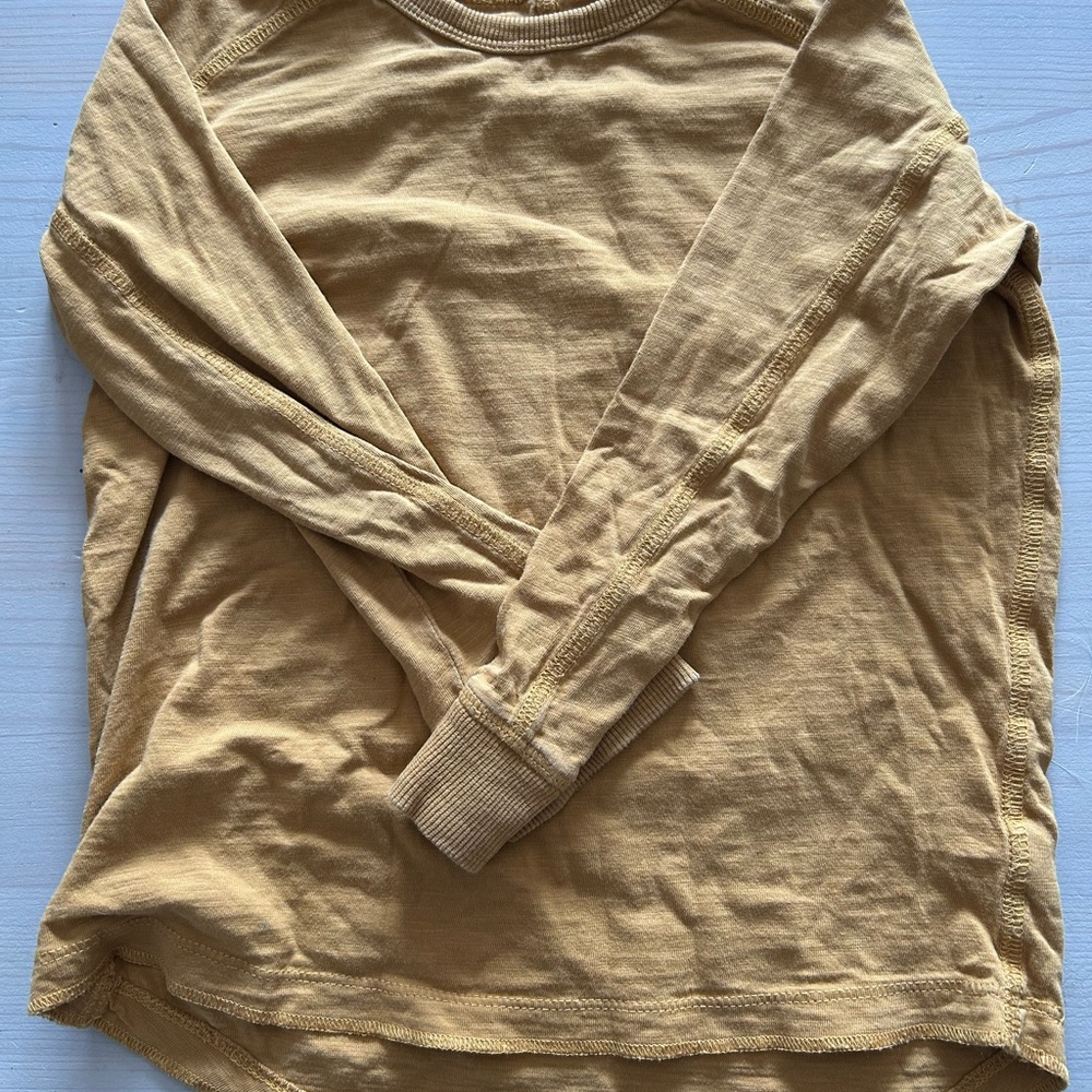 next Mustard Yellow Kids' Long Sleeve Crewneck Top